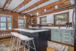 Center island doubles as a cooking space and a snack bar. Feel like you`re on Master Chef as you cook for your loved ones.